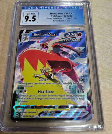 CGC 9.5 Blaziken VMAX (TG15/TG30) [Sword & Shield: Silver Tempest]