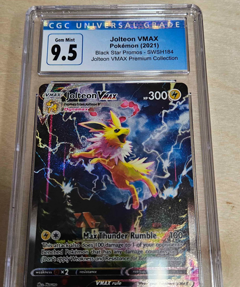 CGC 9.5 Jolteon VMAX (SWSH184) [Sword & Shield: Black Star Promo]