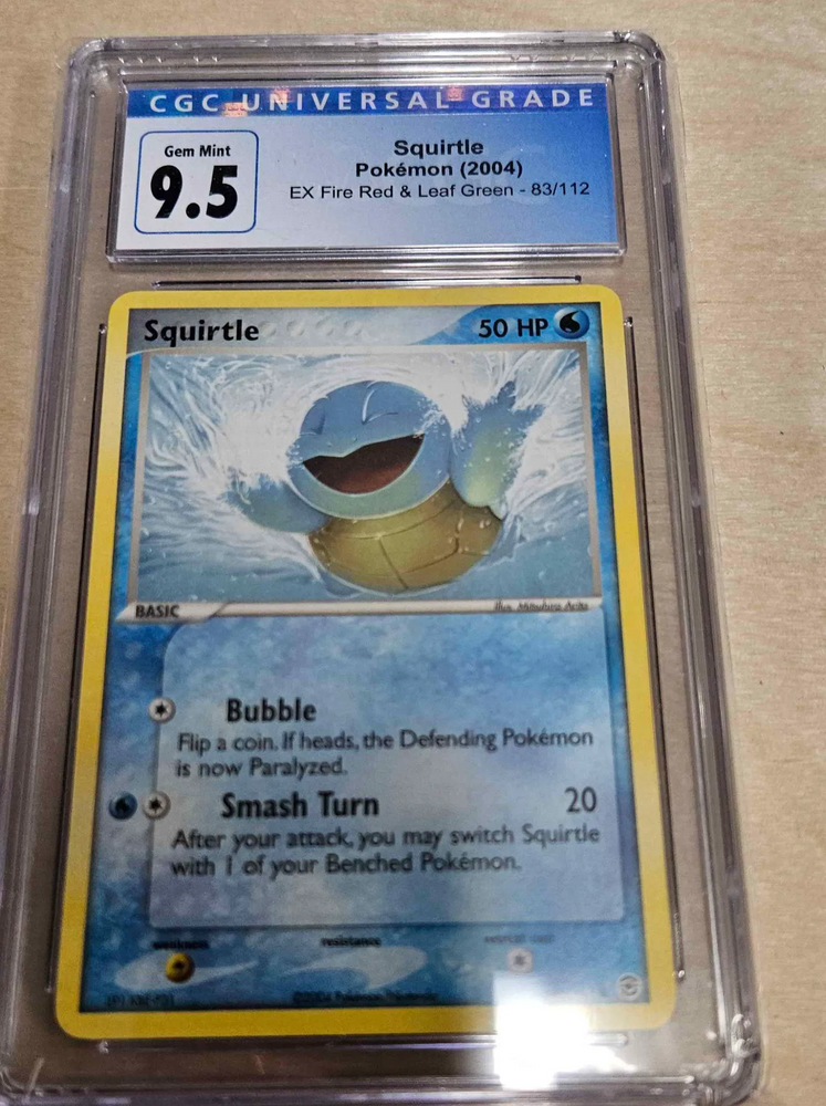 CGC 9.5 Squirtle (83/112) [EX: Fire Red & Leaf Green]