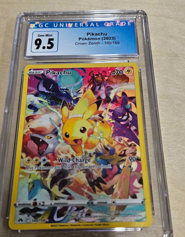 CGC 9.5 Pikachu (160/159) [Sword & Shield: Crown Zenith]