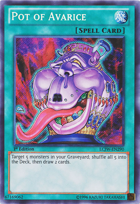 Pot of Avarice [LCJW-EN290] Secret Rare