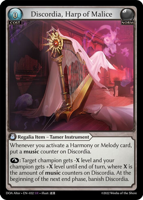 Discordia, Harp of Malice (032) [Dawn of Ashes: Alter Edition]