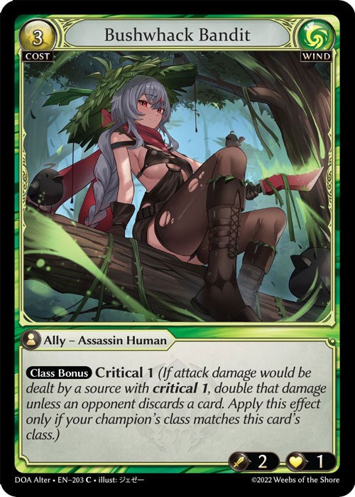 Bushwhack Bandit (203) [Dawn of Ashes: Alter Edition]