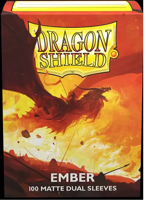 Dragon Shield Matte Sleeves 100ct Dual Ember