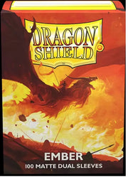 Dragon Shield Matte Sleeves 100ct Dual Ember