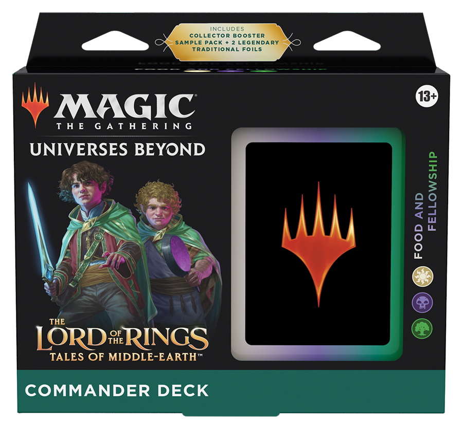 MTG Lord of the Rings Commander Deck Commander Food and Fellowship