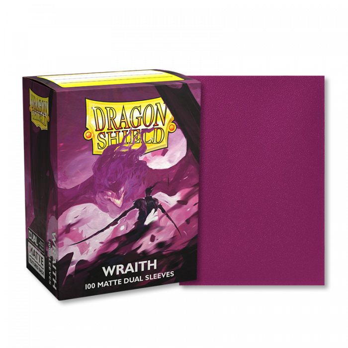 Dragon Shield Matte Sleeves 100ct Dual Matte Wraith